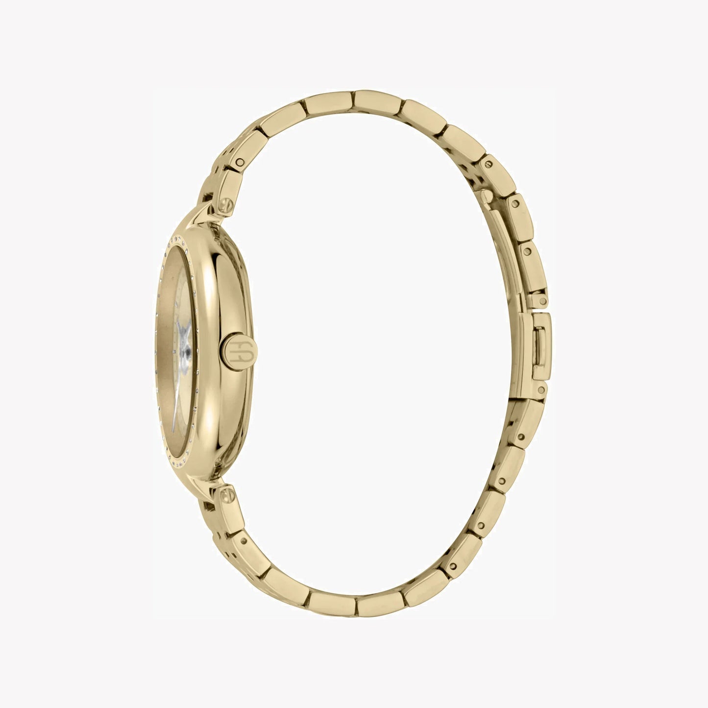 Esprit Women's Gold Stainless Steel Watch, Champagne Dial | Es1l202m0085